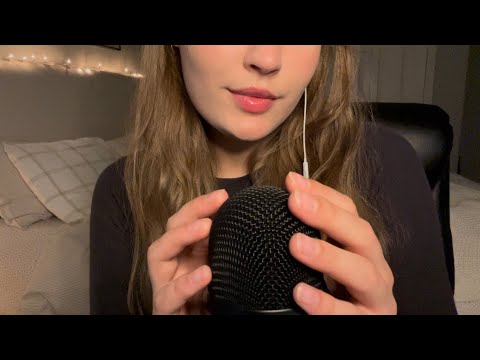 asmr mic rubbing, hand sounds, m0uth sounds, & positive affirmations | Janiya’s CV