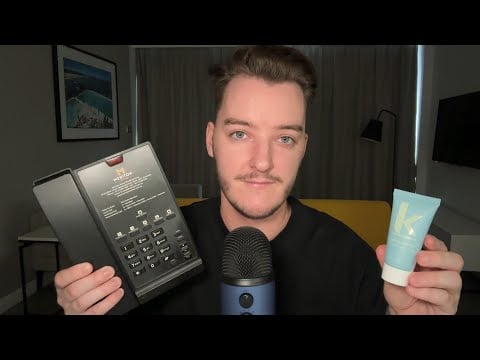 ASMR Using ONLY Things in My Hotel
