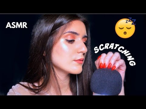 ASMR Intense Mic Scratching DEEP in Your Ears 👂 (long nails, sponge, forks, ear to ear)