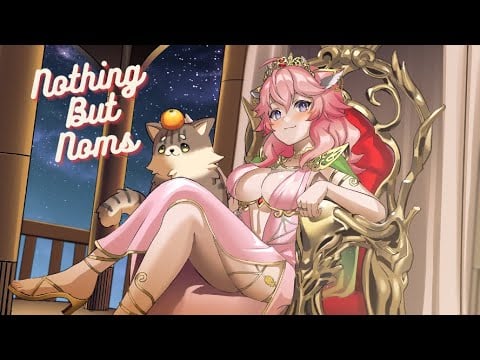 [3DIO ASMR] NOTHING BUT NOMS (Ear Licks, Eating, and Kisses) (VTuber)