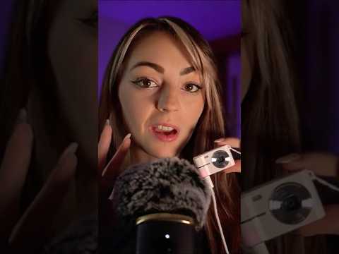 On teste une mini caméra 🤍   #asmr #relax #triggersforsleep