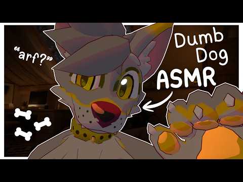 [Furry ASMR] Dumb Dog helps you get sleep :3 [Sleep-aid] [Soft-spoken] [Close-up whispering]