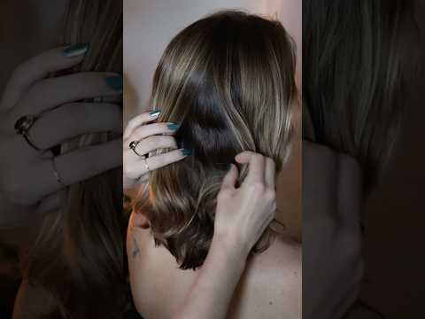 Morgan’s hair is so soft & shiny 💫 #asmr #asmrhair #asmrsounds