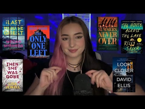 ASMR | Rating books based ONLY on their cover | Over explaining, clicky whisper, tapping, etc ♡