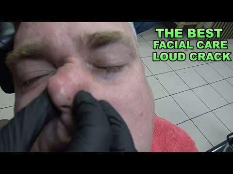 ASMR BARBER 💈 SKIN CARE 💈CRACK💈EAR BURN💈RAZOR BEARD SHAVE💈 head, foot, leg, face, ear, neck massage