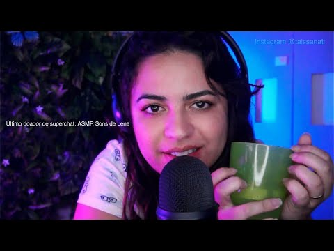 ASMR AO VIVO: Vem relaxar e conversar comigo! (Feat @ASMR RHEMA com oração pela saúde)