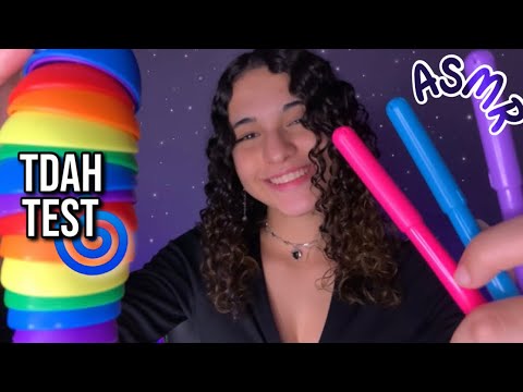 ASMR | TDAH TEST 2 - testando o seu foco e concentração