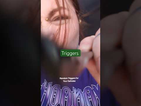 ASMR Triggers #asmrfastandaggressive #lofiasmr #asmr