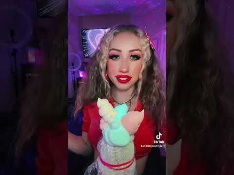 Colored Shaving Cream 💖 #asmr #asmrsounds #tingles