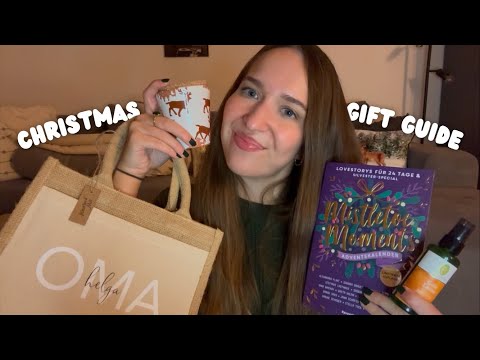 ASMR Christmas Gift Guide + Haul 🎁🎄 (Tapping, Scratching, Book Triggers, Wood Sounds, Liquid Sounds)