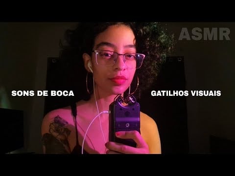 ASMR | SONS DE BOCA NO TASCAM! - com gatilhos visuais