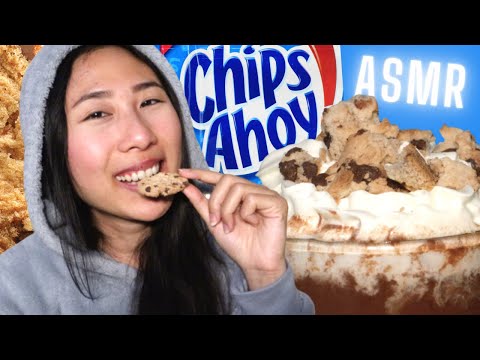 *Real ASMR CHIPS AHOY COOKIES 🍫 MUSHROOM CHOCOLATE | Sleep & Tingles