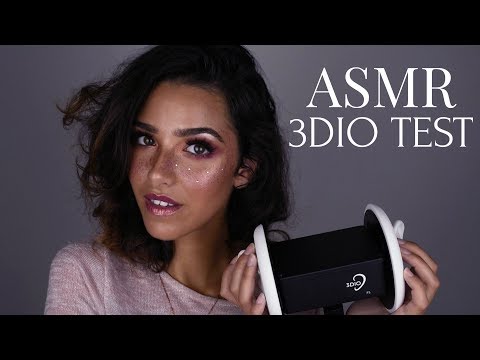 ASMR 3DIO TEST (Ear brushing, Ear tapping, Finger Flutter, Ear cupping, Ear touching..)| ASMR Glow