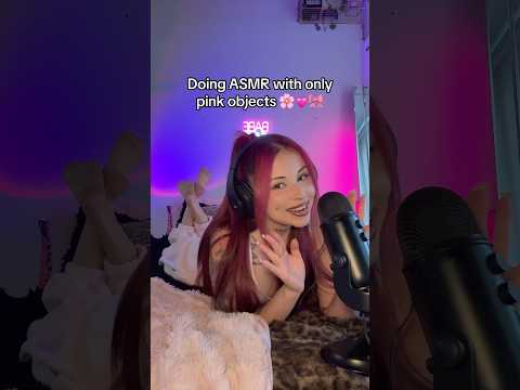 Doing ASMR with pink object💕 #asmr #asmrshorts #asmrvideo #asmrtriggers #karma #karmaasmr