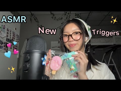 ASMR|My New Triggers✨