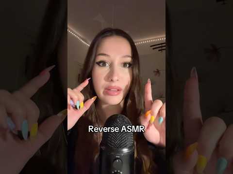 Trying reverse ASMR for the 1st time… 🫨 #asmr #reverseasmr #asmrfrançais #mouthsounds #visualasmr
