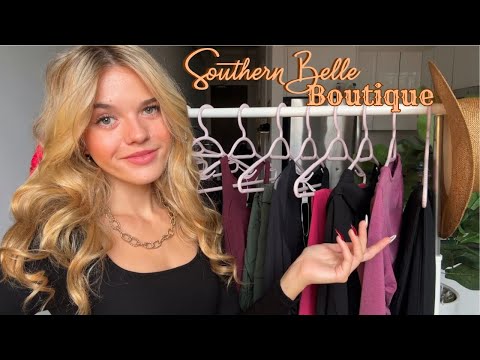 ASMR Southern Belle Boutique Roleplay 🌾🎀 (personal shopper ft. Halara)