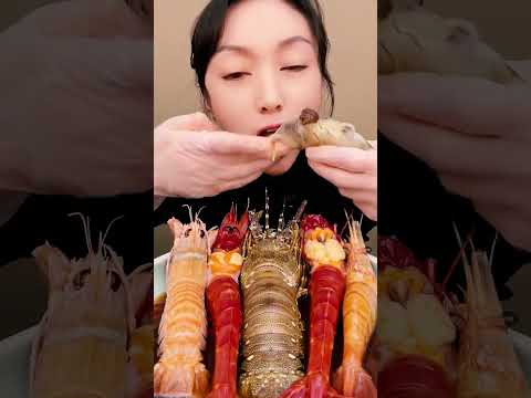🦐🍚 Epic seafood mukbang tasty vibes #EpicSeafood #SeafoodFeast