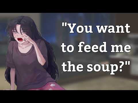 {Asmr} Caring for your sick girlfriend [f4a] [reverse comfort] [coughing] [love bomb] [sappy]