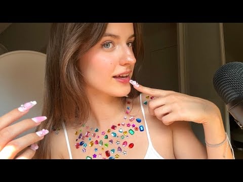 ASMR - body strass tapping & scratching avec longs ongles 🧚 (c'est incroyable)