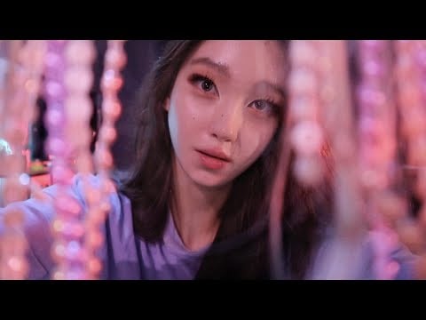 ASMR Putting pearls in your hair (Hair play)
