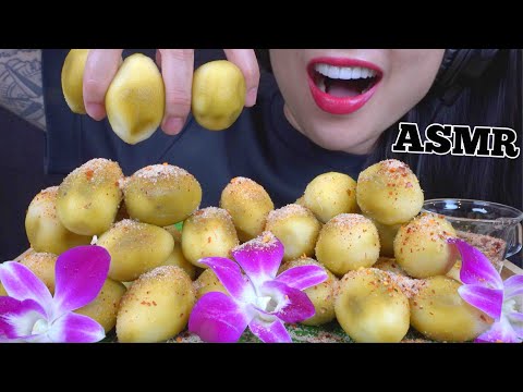 ASMR PICKLED THAI OLIVES (CRUNCHY EATING SOUNDS) LIGHT WHISPERS | SAS-ASMR