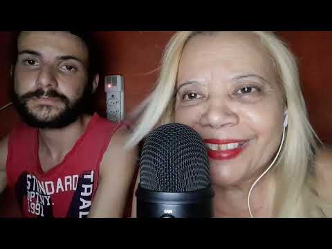 ASMR :  Junto com meu filho  Thierry   Barulhinhos  para   relaxar.  😴😴💤💤