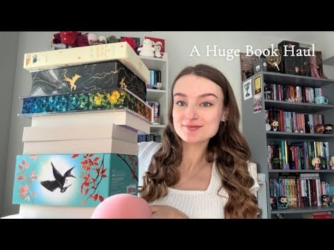 ASMR Huge Book Haul! (Special editions - Tapping, scratching, soft whispers/ talking)