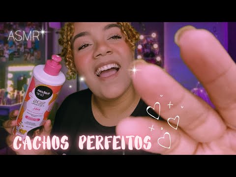 ASMR MELHOR AMIGA FINALIZANDO SEU CABELO 😍💖