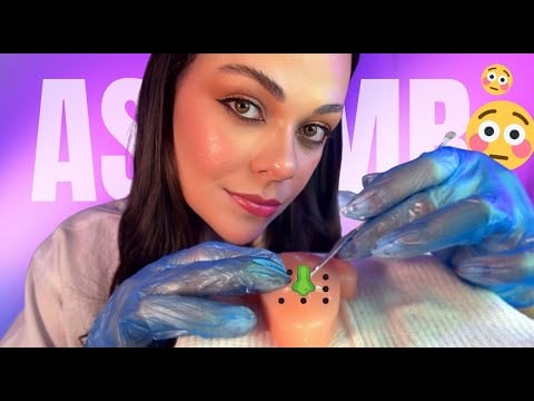 ASMR: Tirando Cravos Do Seu Nariz 👃 🫧