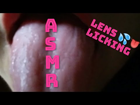 ASMR - LENS LICKING EXTREMO(Sin Hablar)👅💦💦💦