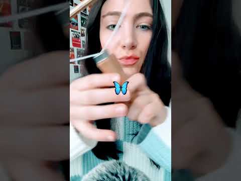 ASMR BUTTERFLY CATCHING 🦋 #asmr #asmrshorts #satisfying