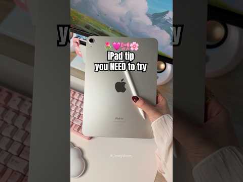 iPad tip you NEED to try🌸 #ipad #tutorial #tips #apple