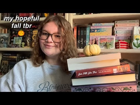 ASMR | books i want to hopefully read this fall 📙 tbr book rambles