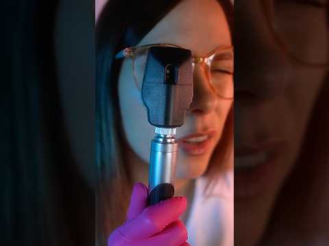 ASMR 1 Minute Eye Exam Cranial Nerve Check #fastasmr #asmr