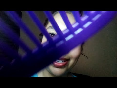 ASMR Nutrição no seu Cabelo - Passando óleo, massagem nos fios, lavando com shampoo e penteando