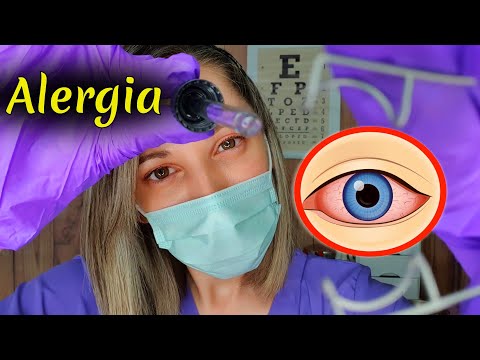 Clínica ASMR | TEST de Alergía Ocular | Atención médica relajante | SusurrosdelSurr | Español
