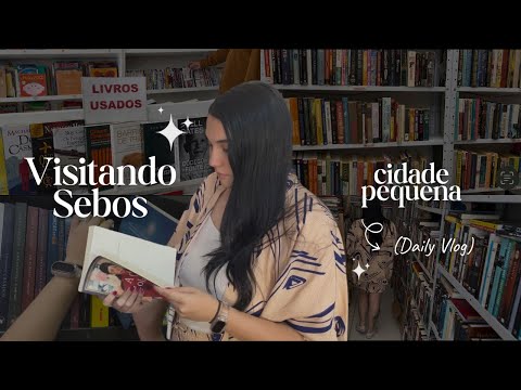 VISITANDO SEBOS + O QUE EU COMPREI 📚
