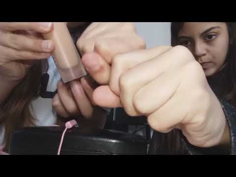 ASMR 100 TRIGGERS IN 10 MINUTES ( With my sister )