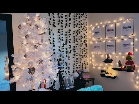 my christmas bedroom tour… ASMR style 🤍