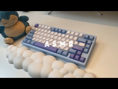 ASMR | extremely satisfying keyboard typing 🎹  ~no talking~ RAINY 75