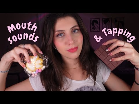 ASMR • Clickiest Mouth sounds & Tapping COMBO