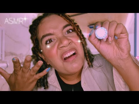 ASMR EXAME DOS NERVOS CRANIANOS CAÓTICO MAS DEU TUDO ERRADO 🧠🤯