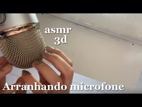ASMR Arranhando o microfone |audio 3d para sentir arrepios|