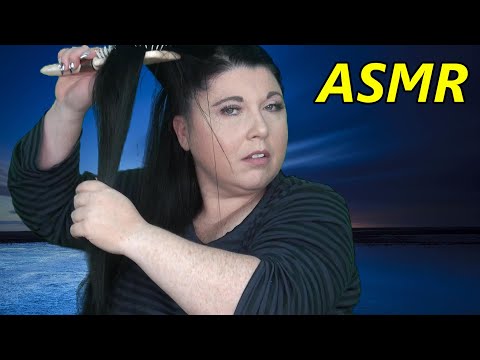 ASMR Brushing My Own Long Hair (NO TALKING) to Relax you and give you lots of Tingles