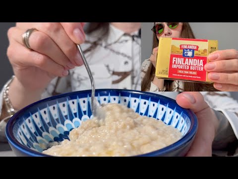 HOW TO EAT OATMEAL ASMR