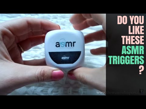~.~ 5 ASMR Triggers ~.~ Long Whispering Binaural ASMR Brain Massage