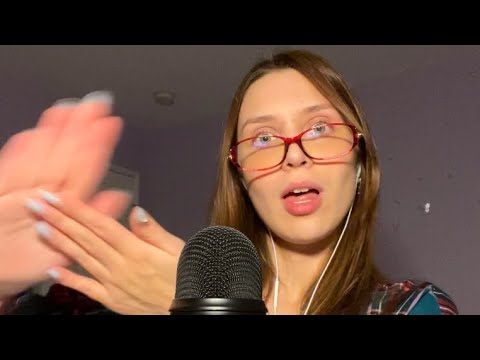 ASMR FAST AND AGGRESSIVE/ Mic gripping and hand sounds. Other random triggers included