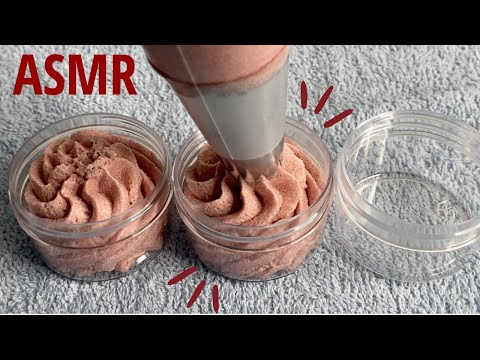 [ASMR] Making & Filling Whipped Lip Scrubs | SATISFYING