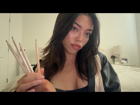 ASMR Drawing On Your Face! 